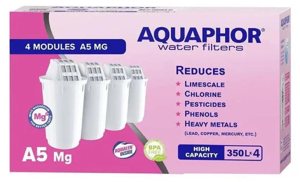 Aquaphor A5 Mg Wasserfilter 4 Stück Produktbild 