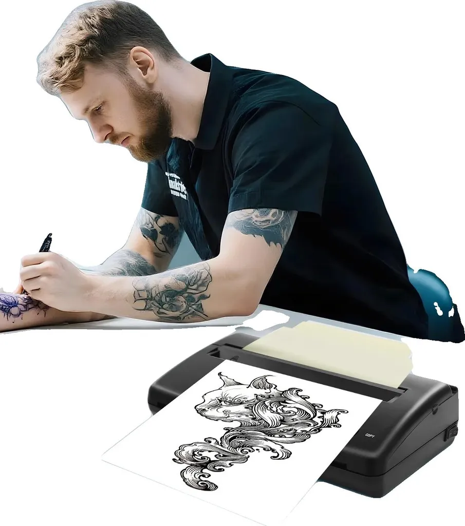 Nuova Stampante Stencil Tattoo High-Tech - Risoluzione 2026 Nero