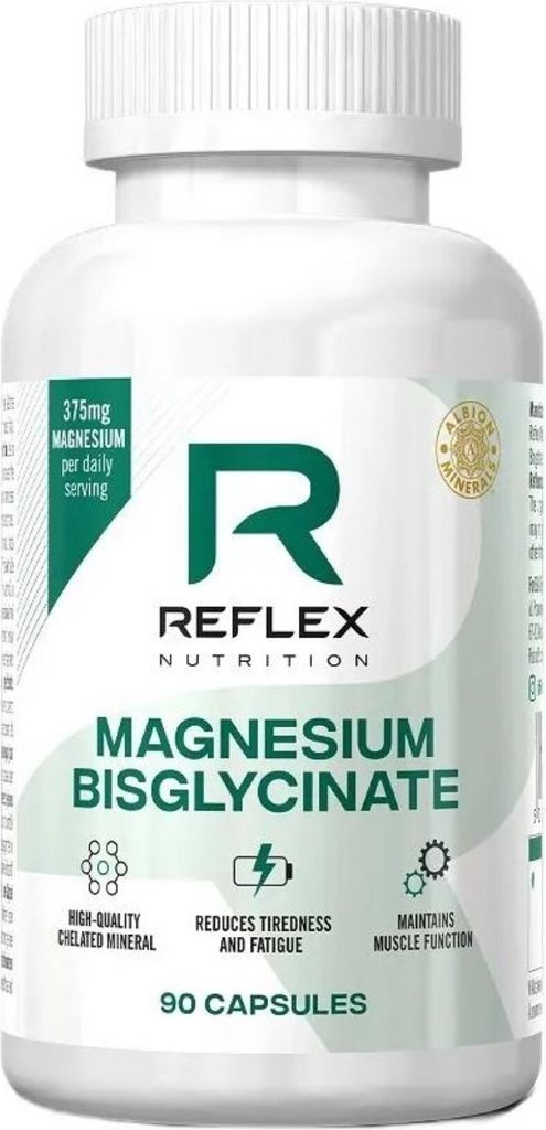 Reflex Nutrition, Magnesiumbisglycinaat, 90 capsules, 6508 Productafbeelding 