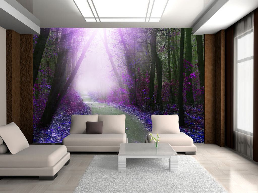 Vlies Fototapete 350x256 cm Tapeten Wandtapete XXL Wald Natur c-A-0078-a-d
