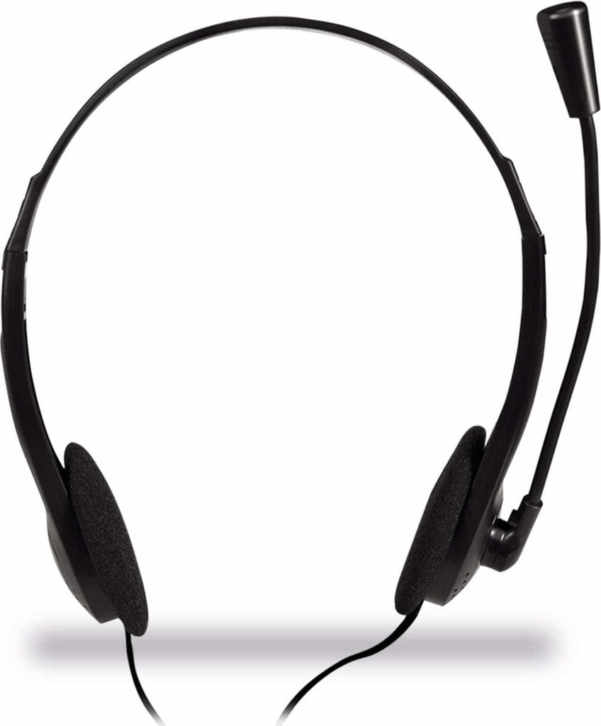 LogiLinkHS0052 Cuffie stereo LogiLink, con microfono, nere Immagine del prodotto 