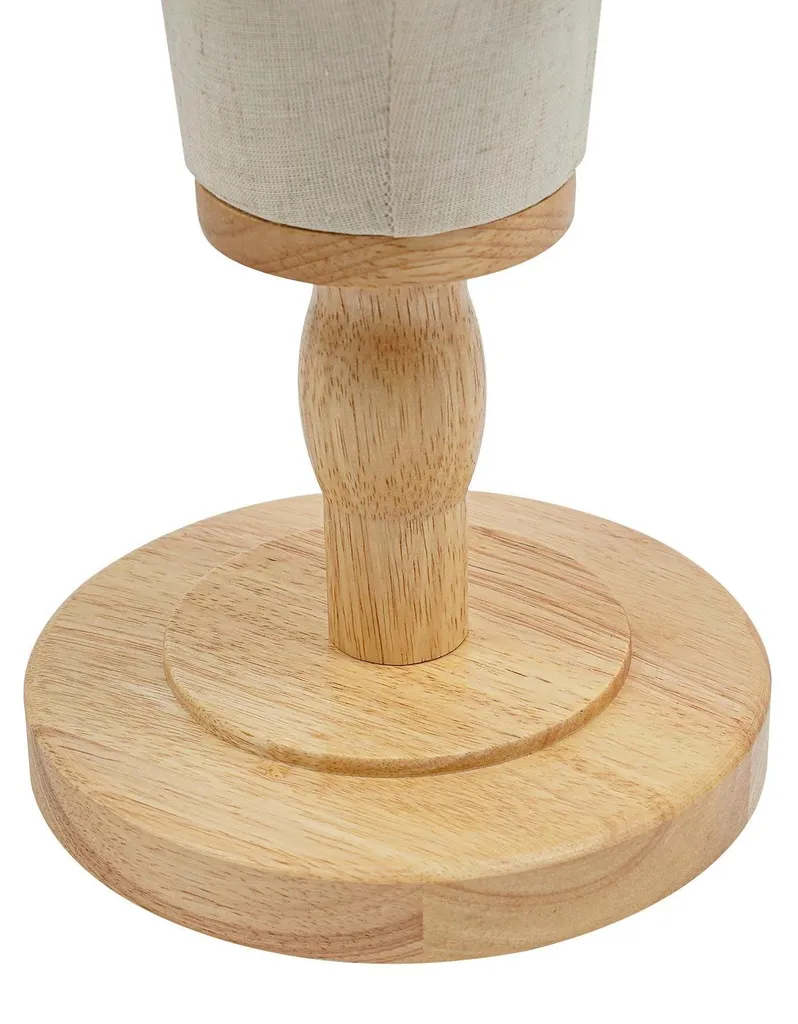 Buste d'exposition pour chapeaux et perruques - Support design 40 cm lin - 7