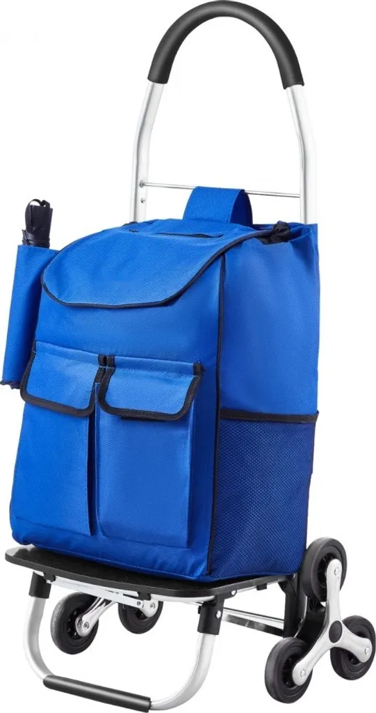 Diable pliable 445x375x990mm - Chariot de transport robuste en acier