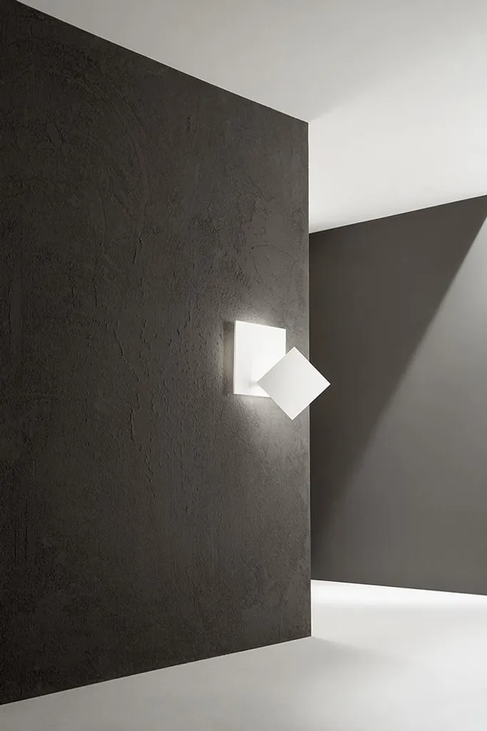 Applique murale LED Perenz 35W 3000K orientable blanc mat 48x32 cm