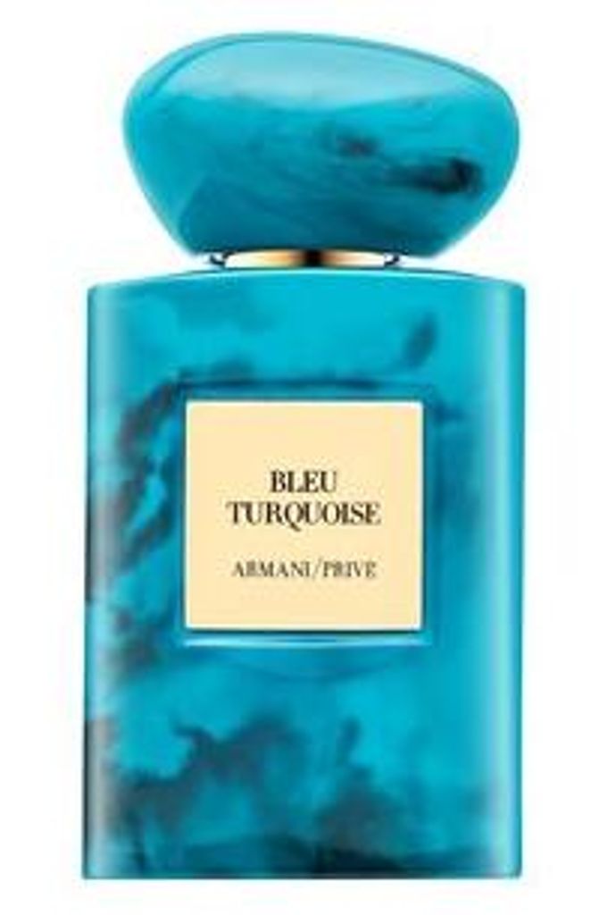 Armani Privé Bleu Turquoise, Unisex, 100 ml, Nicht nachfüllbare Flasche, Rosa Pfeffer, Cypriol, Jasmin, Canangabaum, Laubmoose, Sandelholz, Vanille