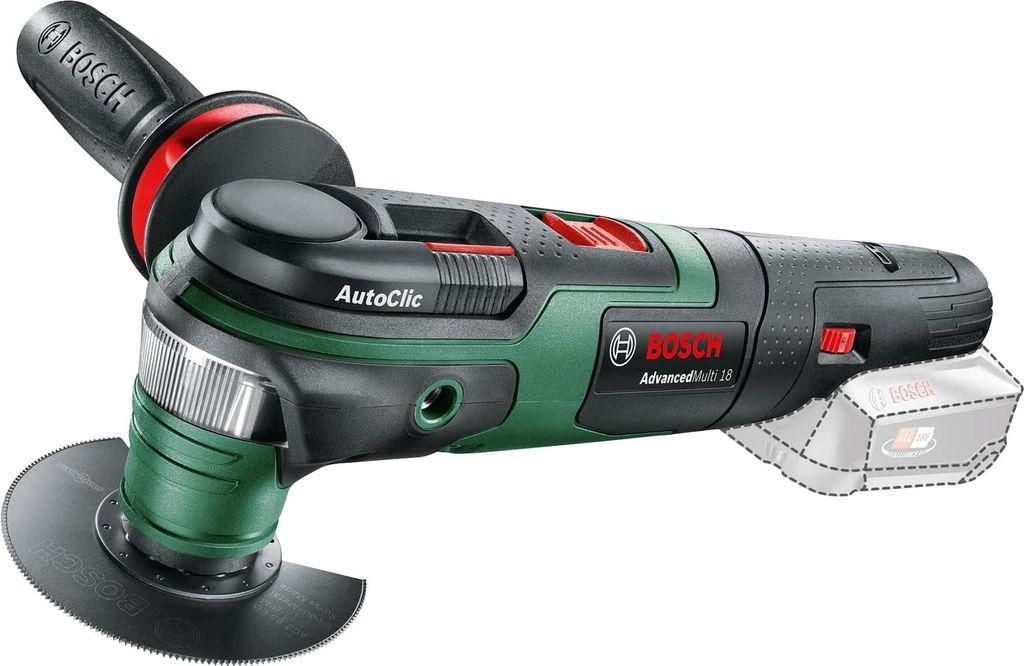 Bosch AdvancedMulti 18, Černá, Zelená, Baterie, 2,5 Ah, 18 Obrázek produktu 
