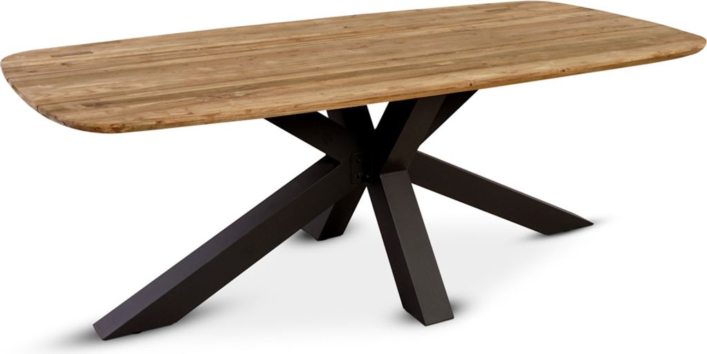 SenS-Line Belgium Brighton Tisch Aluminium/Teak 220x100 cm