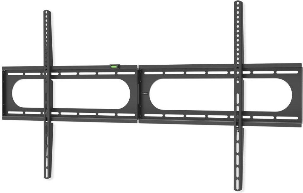 A black TV wall mount is shown against a white background.