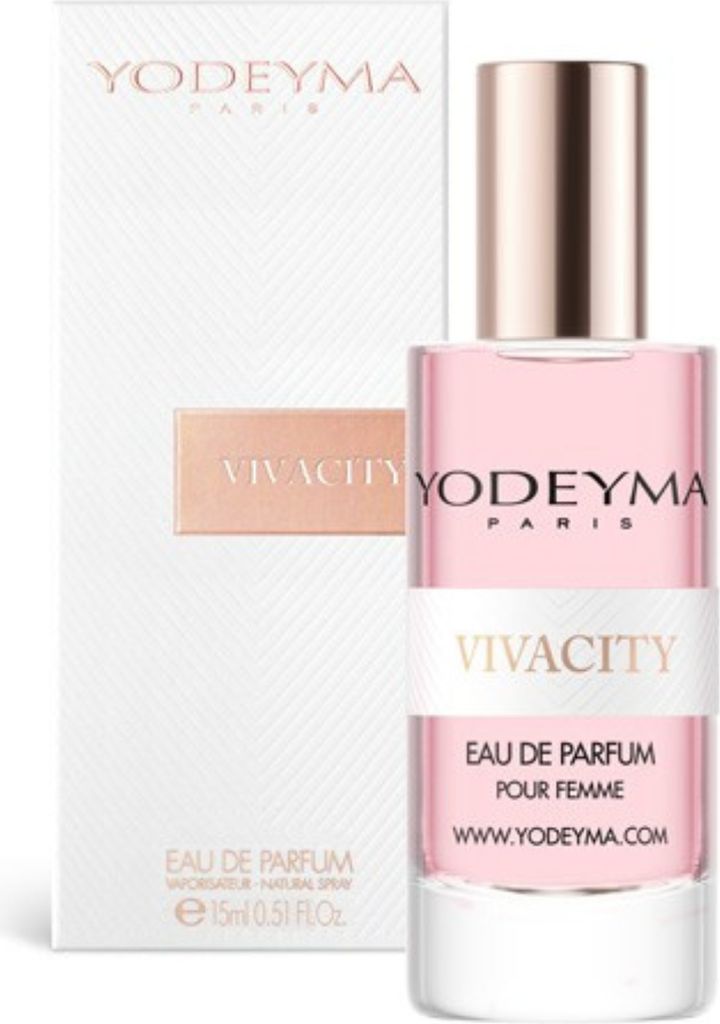 Yodeyma Vivacity + Eau de Parfum für Damen 15ml blumig-holziger Duft Mandarine Rose Sandelholz elegant langanhaltend französisches Parfum