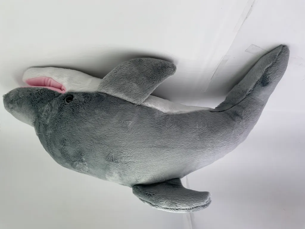 Peluche Dauphin Bleu Géante Doudou | Cadeaux de Paris