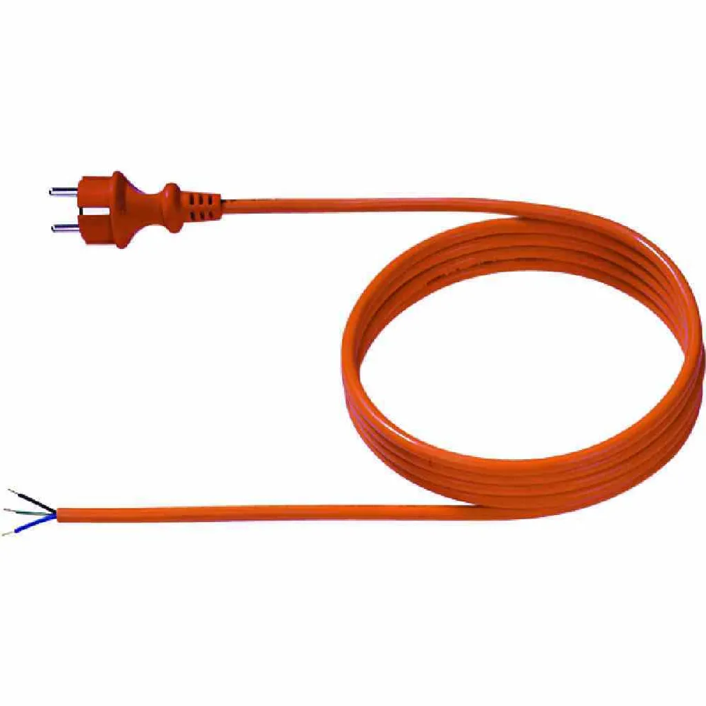 Réparer vos outils avec le câble 5m orange 16A Bachmann bout dénudé
