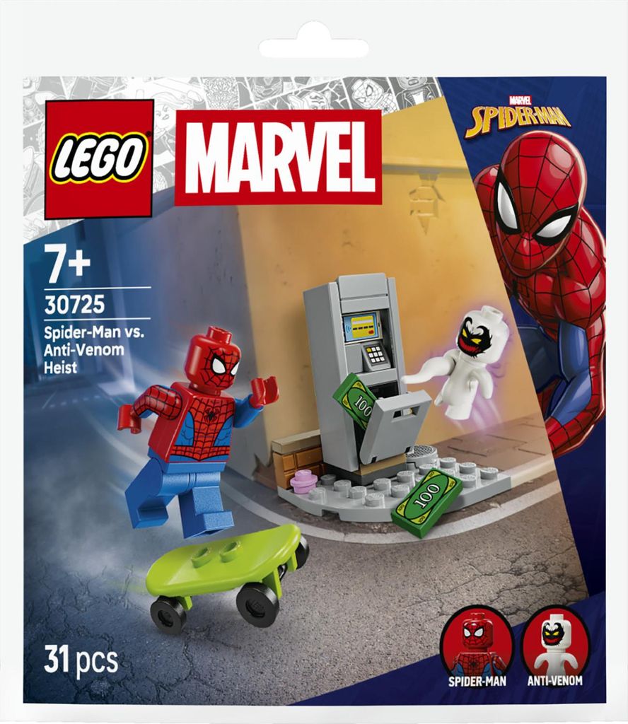 LEGO Marvel Rapina: Spider-Man Contro Anti-Venom 30725 Immagine del prodotto 