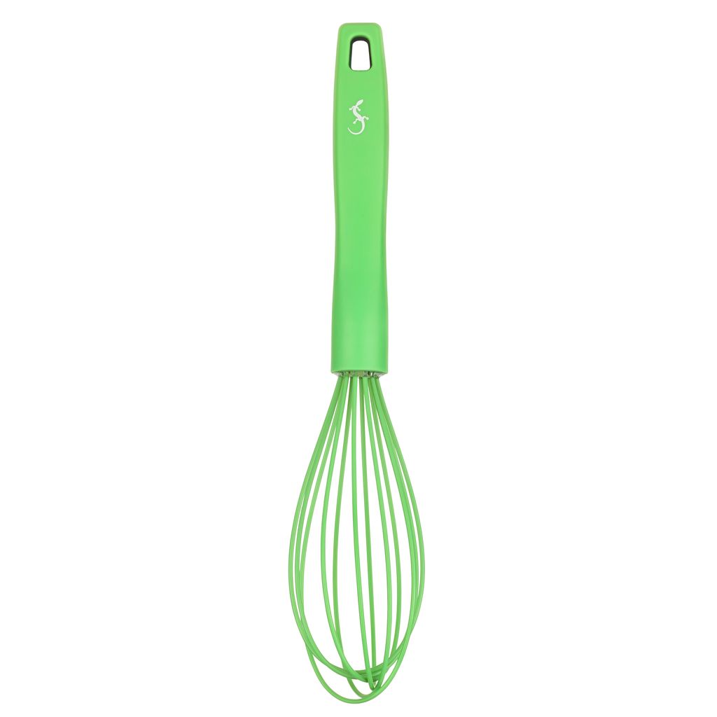 Schmaler Schneebesen, Silikon, 28 cm, grün Smart Tools / Lurch