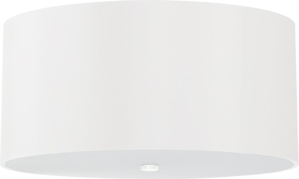 Kronleuchter OTTO 50 weiß 5xE27 15W Stoff/Glas/Stahl 30x50x50cm Sollux Lighting