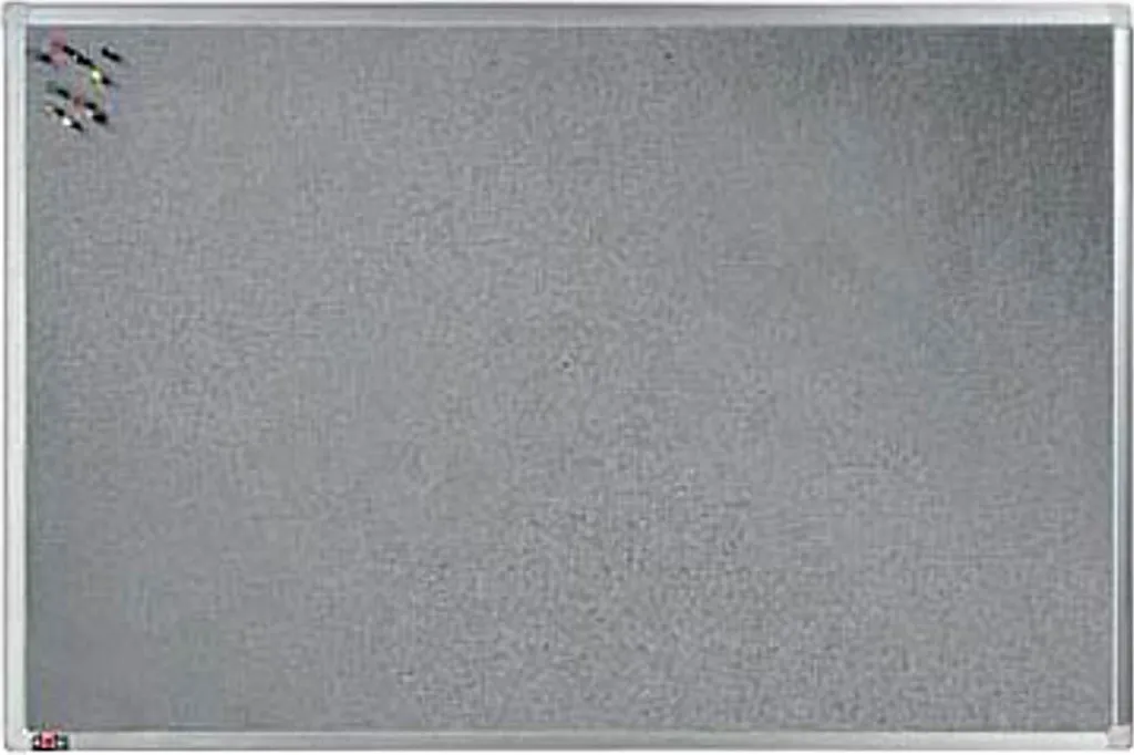 Tableau textile dots 90 x 60 cm gris avec cadre aluminium résistant