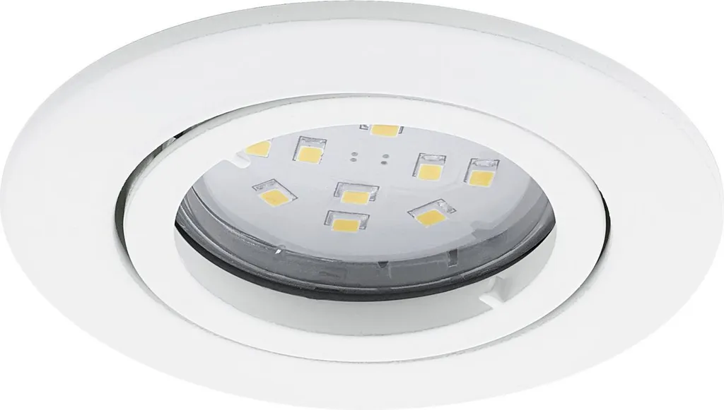 Éclairage plafond spot encastrable blanc Eglo 31683 pour salon et cuisine