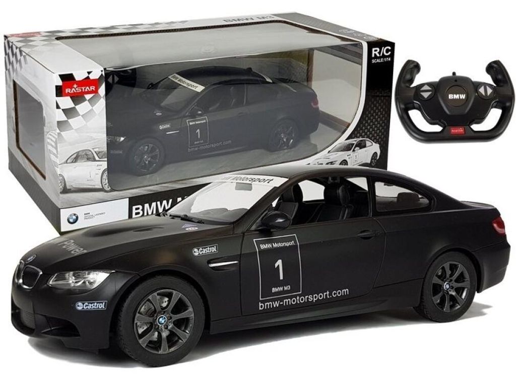 BMW M3 ferngesteuerter Sportwagen RC Rastar Schwarz 1:14