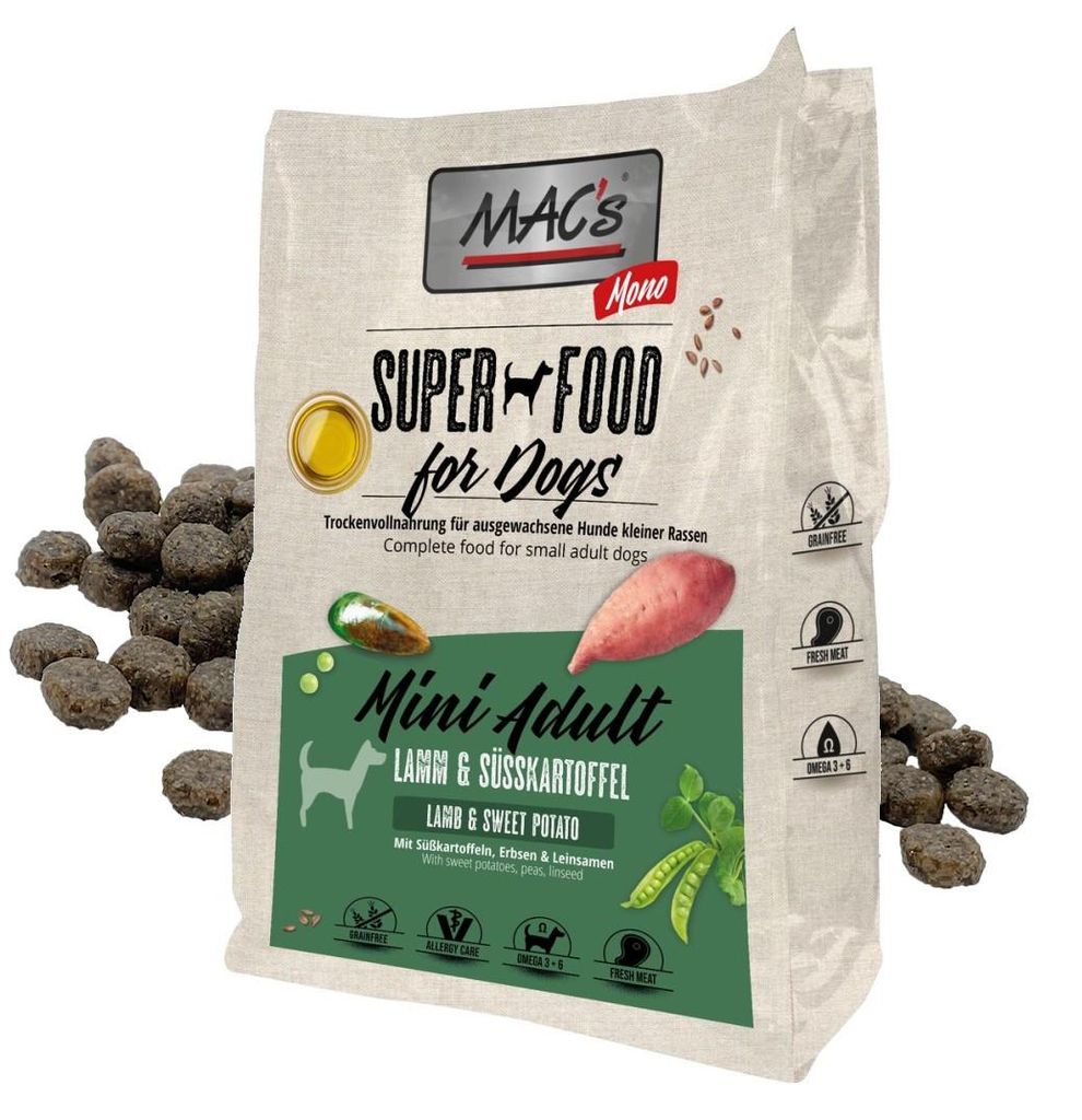 MAC's Dog Mono Mini Adult Lamb, Dorosły, Każda rasa, Mini Zdjęcie produktu 