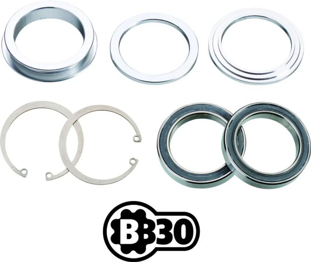 Pédalier VTT FSA Afterburner BB30 Gris pour Transmission ATB Rigide
