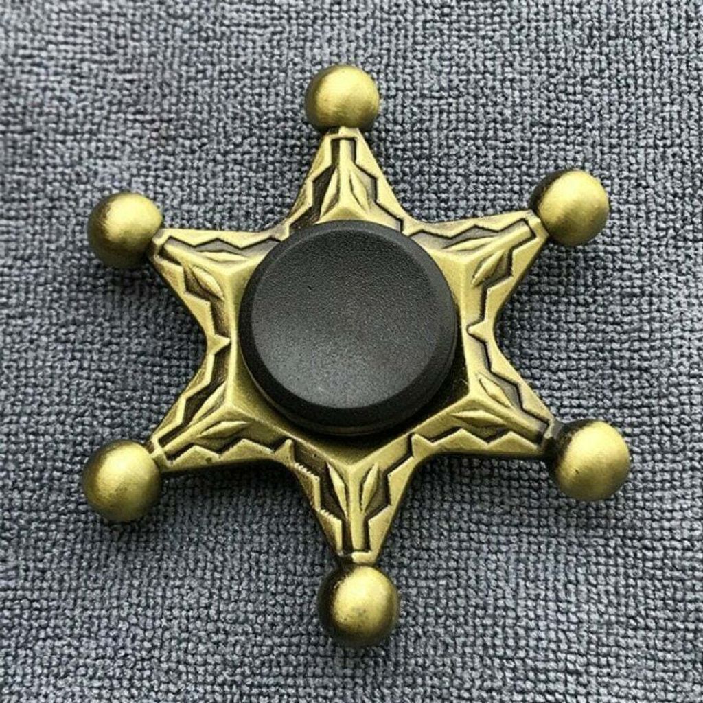 Tinisu Fidget Spinner Kreisel Anti Stress Rainbow Metall Finger ADHS
