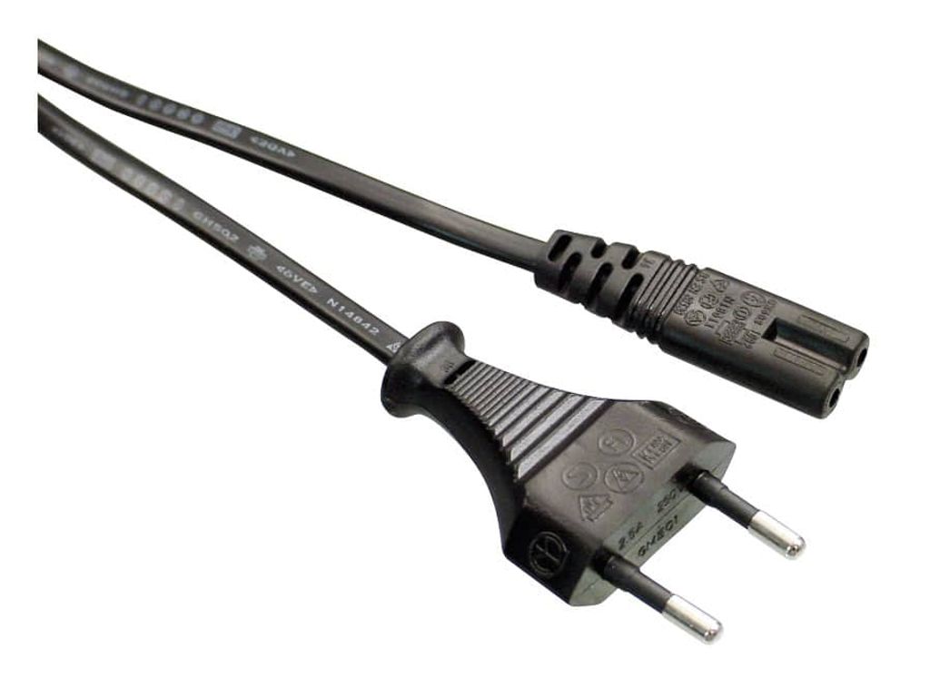 LogiLink CP092, 1,8 m, Zástrčka typu C, C8 zviazané, 250 V, Obrázok produktu 