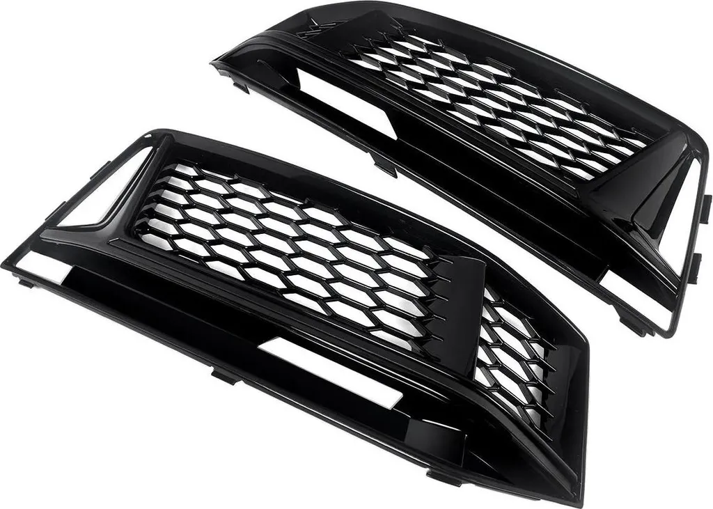 Paire de caches antibrouillard robustes en ABS, installation rapide sans outil