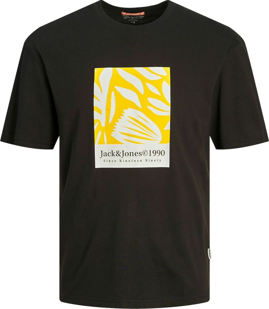 Jack&Jones XXL T-Shirt schwarz Frontprint JORMARBELLA
