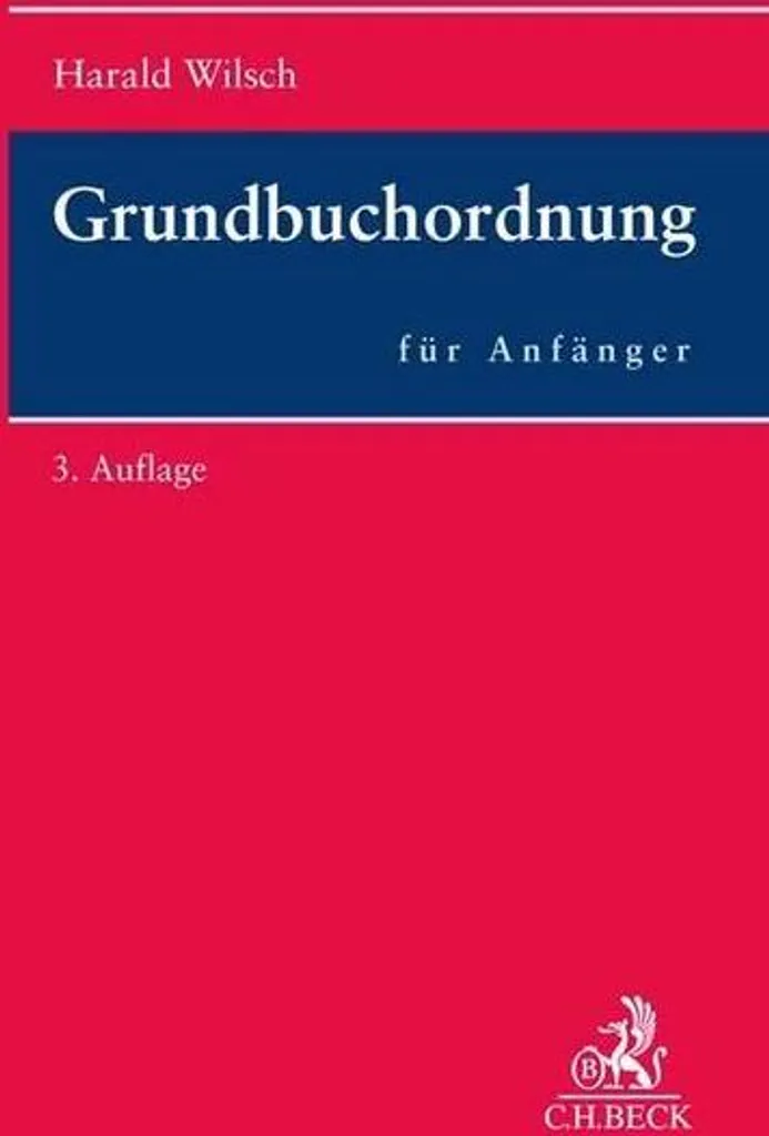 Livre Grundbuchordnung für Anfänger pour Apprendre le Droit Foncier
