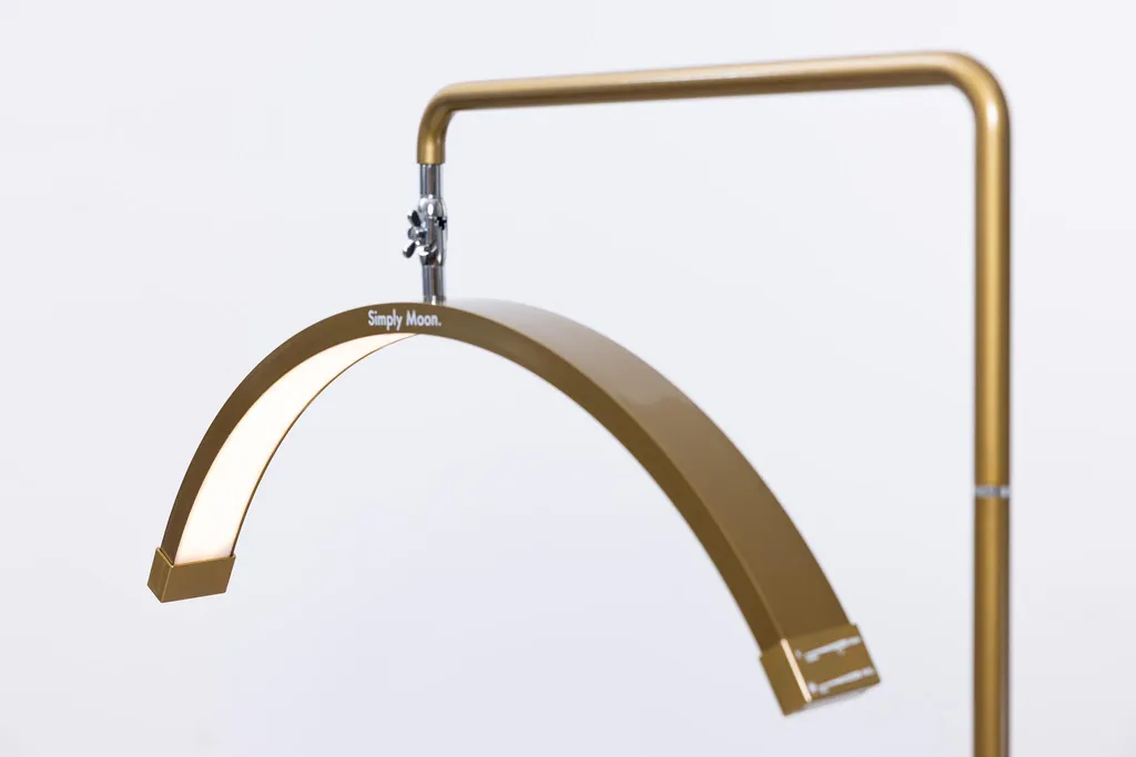 Lampe cosmétique LED Simply Moon Gold à commande tactile intuitive - 2