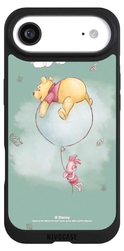 NIVOCASE Handyhülle für Apple iPhone Air Hülle NIVOpure Case Schwarz Bär Disney Winnie Puuh