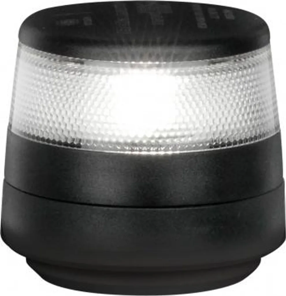 Lanterne d'Ancrage NaviLED360 Blanche LED avec Support Noir Étanche