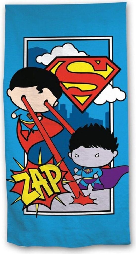 Superman Kinder Badetuch Strandtuch für Kinder mit Lustiges Design 140x70 cm