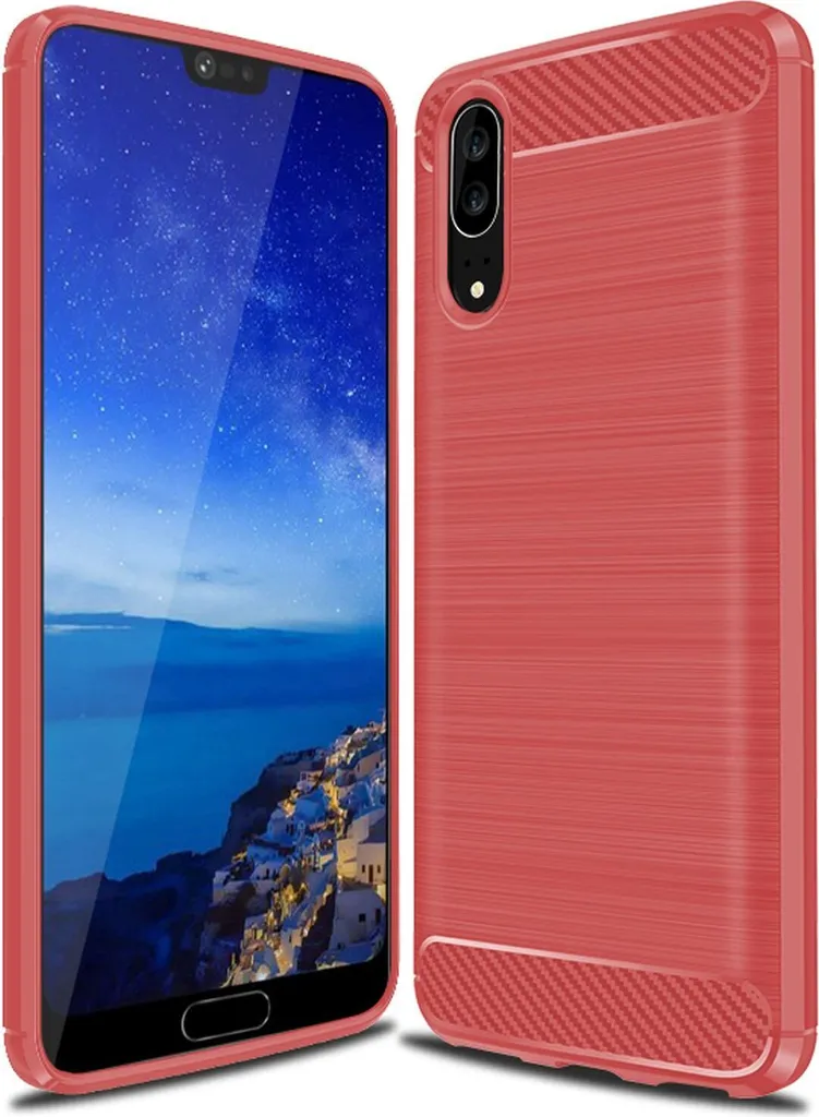 Fornitura Custodie Huawei P20 TPU Rosso - Protezione Business Slim