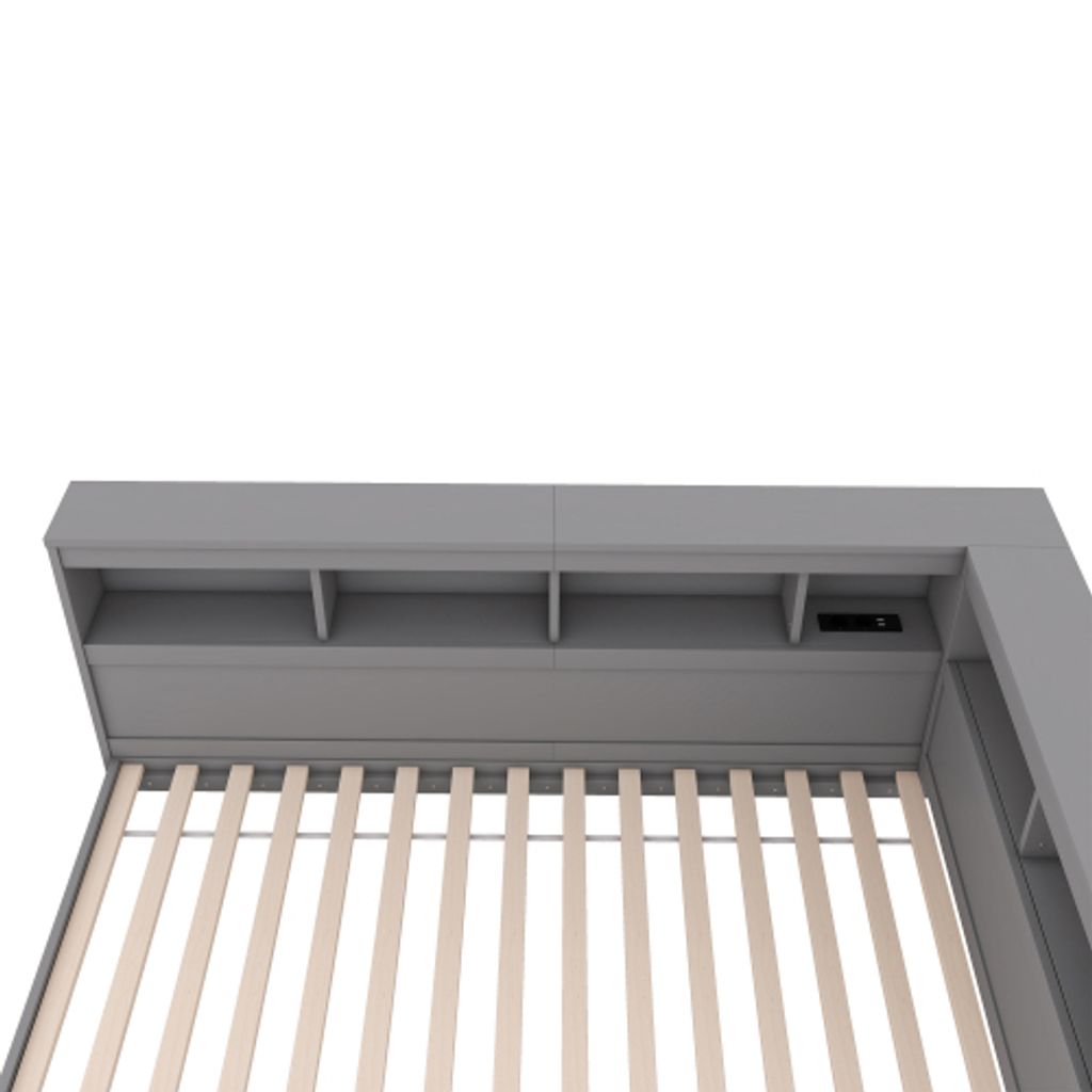 Moimhear Daybett Mit Ausziehbett 140x200cm - Schlafsofa Mit USB-Anschlüssen