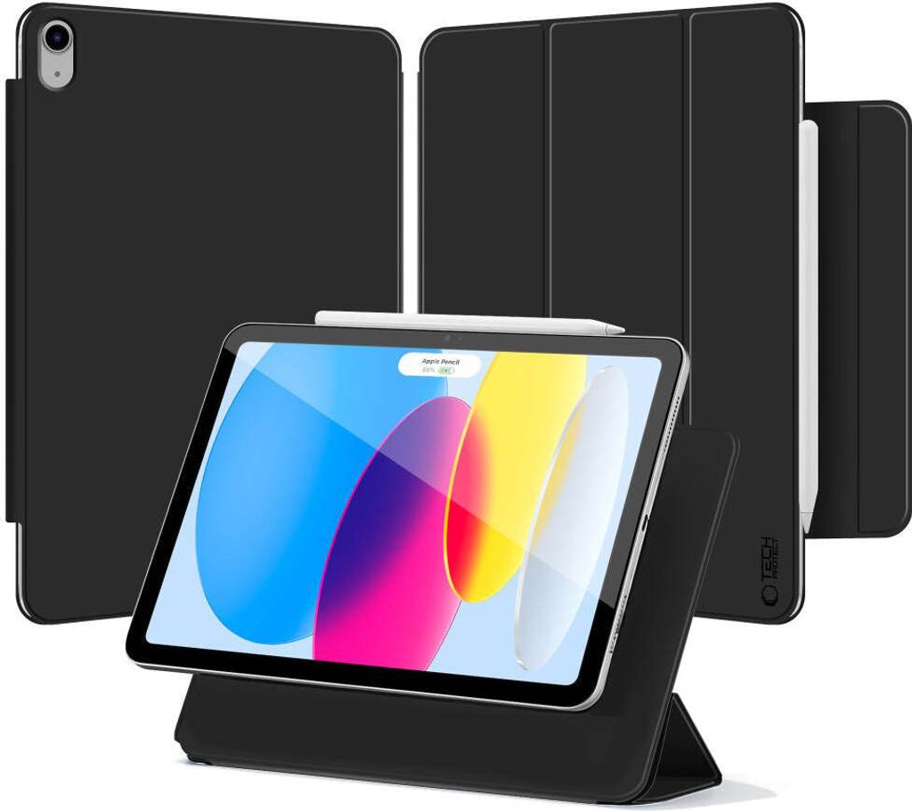 Tech-Protect Smartcase Magnetisch Na Ipad 10.9" 2022 / Ipad 11" 2025 - Czarne