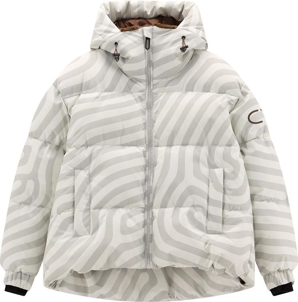 CMP Damen Outdoor Jacke mit Kapuze beige 40