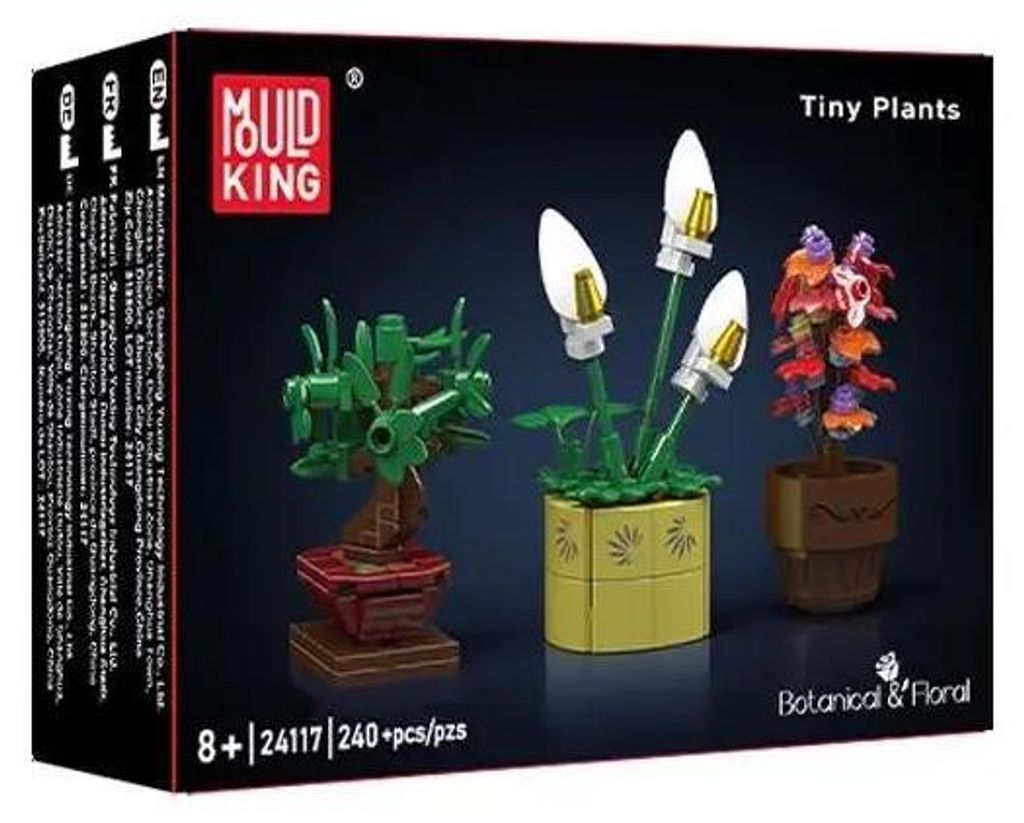 Sada mini kvetináčov Mould King 24117 Obrázok produktu 