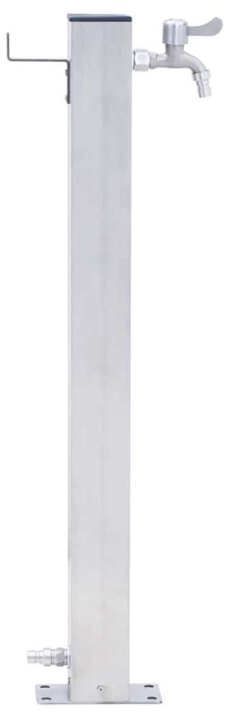vidaXL Wassersäule für den Garten 80 cm Edelstahl Produktbild 