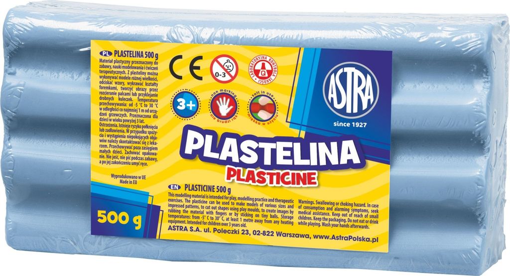 Plastelina 500g Astra Jasno Niebieski