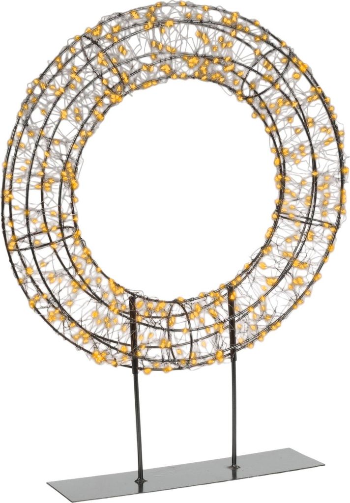 Lumineo Micro LED-Kranz auf Fuss X-MAS 51cm Produktbild 
