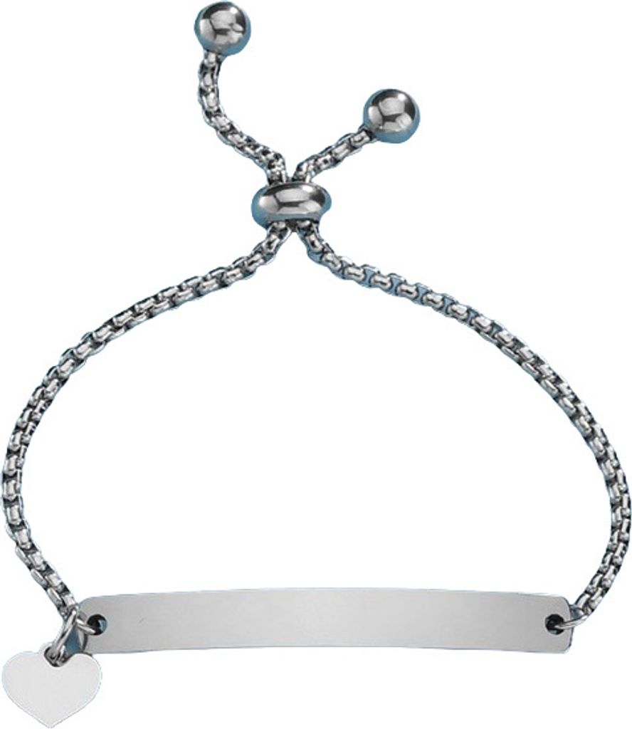 Hailey Silber Armband mit Herz | Verstellbar & Hautverträglich KP20249
