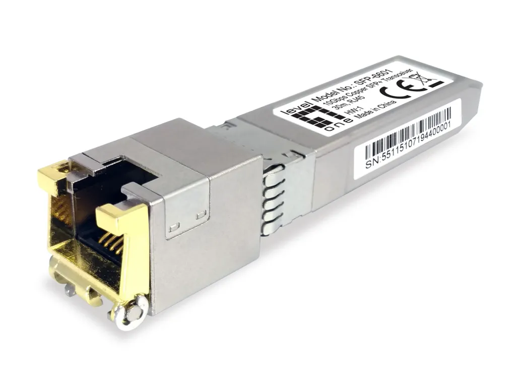 Module SFP+ 10GbE LevelOne SFP-6601 pour éliminer les lenteurs réseau