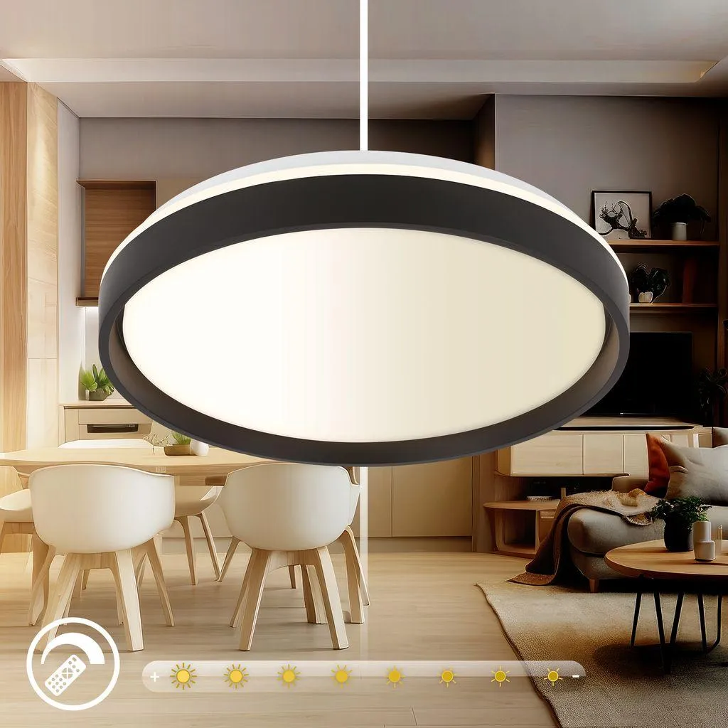Plafonnier LED Dimmable RGB IC Briloner JUS avec Blanc Variable CCT - 5
