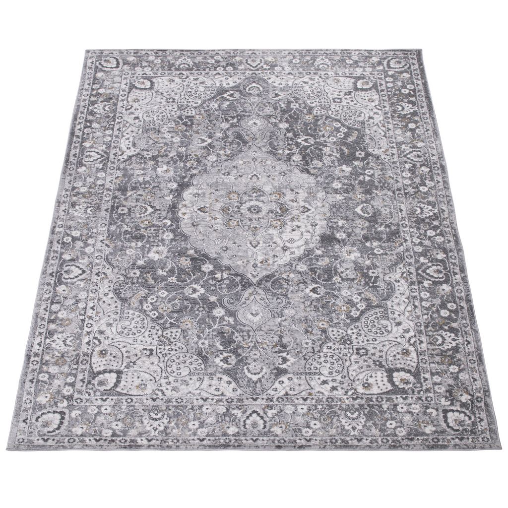 Tappeto soggiorno a pelo corto vintage astratto orientale Immagine del prodotto 