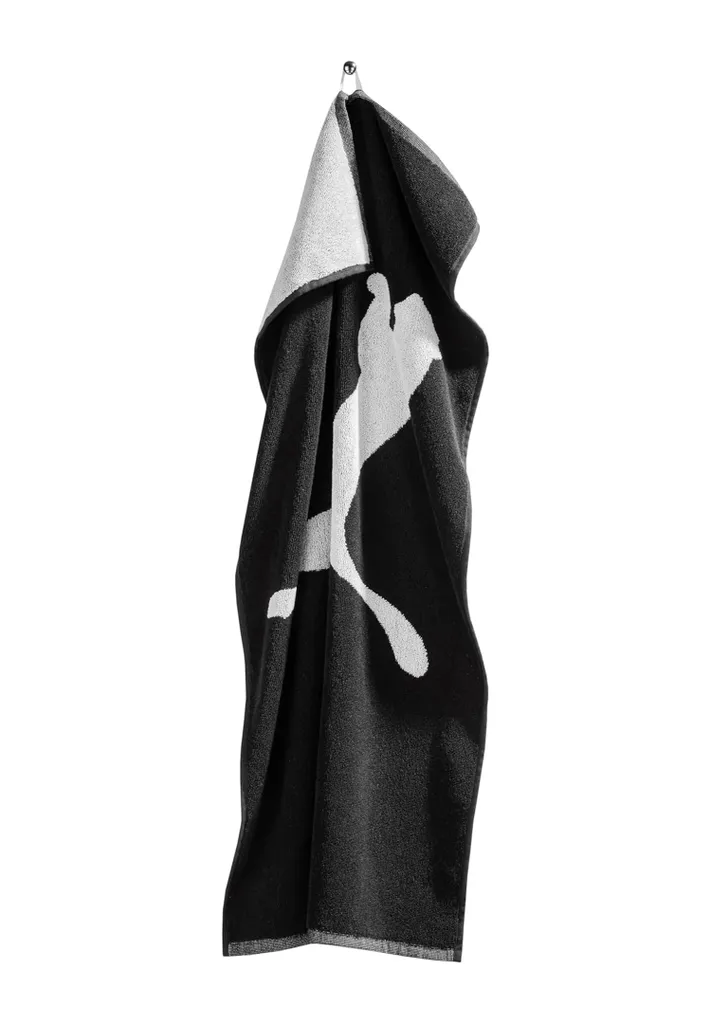 Serviette Puma Noire 70x140cm - Coton Absorbant et Séchage Très Rapide - 10