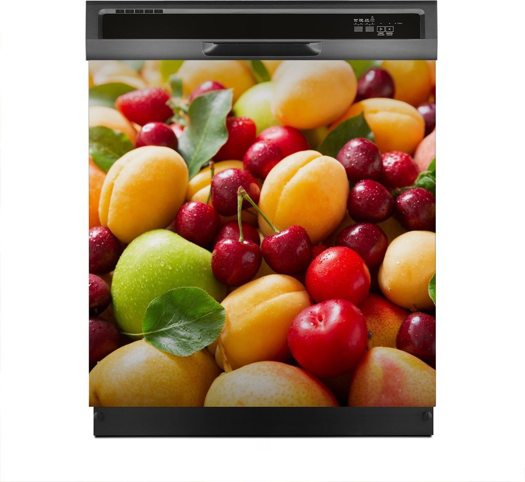 Magnete Dekorative 60x60 cm Küche Magnetmatte Spülmaschine - Farblich Früchte