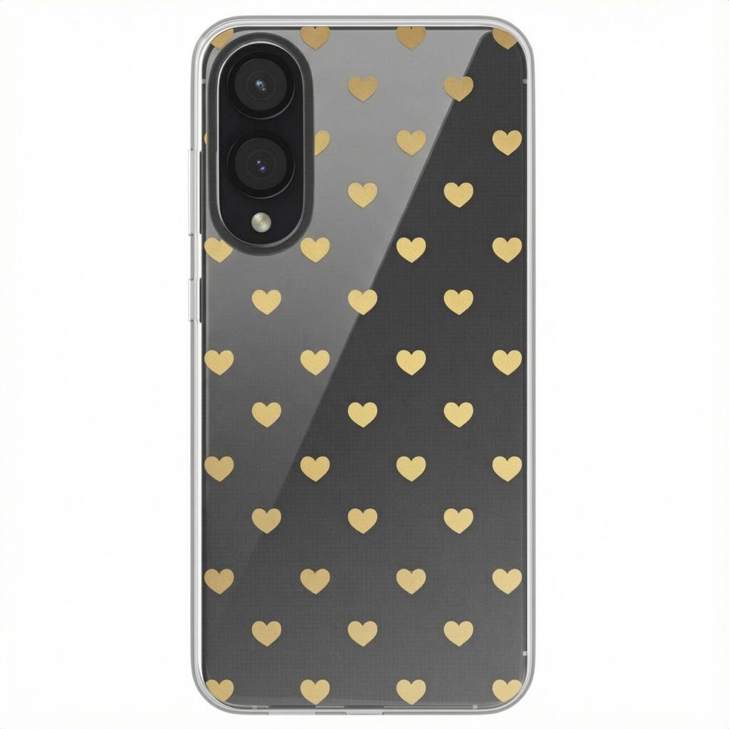 imoshion Design Hülle Samsung Galaxy S25 Edge - Golden Hearts