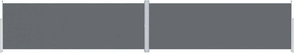Seitenmarkise Ausziehbar Anthrazit 220x1200 cm