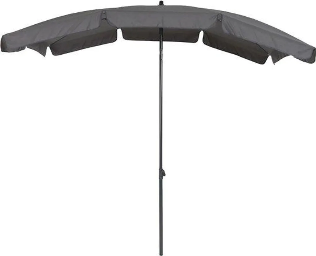 Parasol rectangulaire articulé gris anthracite avec protection UV 160g