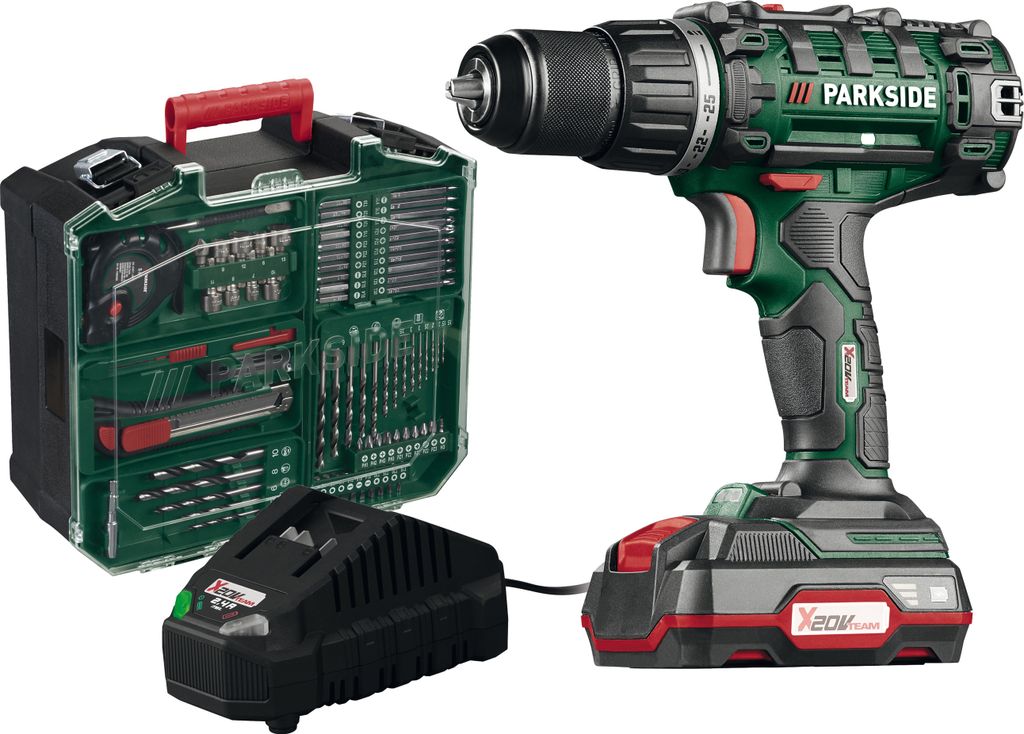 PARKSIDE® 20 V Akku-Bohrschrauber-Set »PABS 20-Li G8«, mit Produktbild 